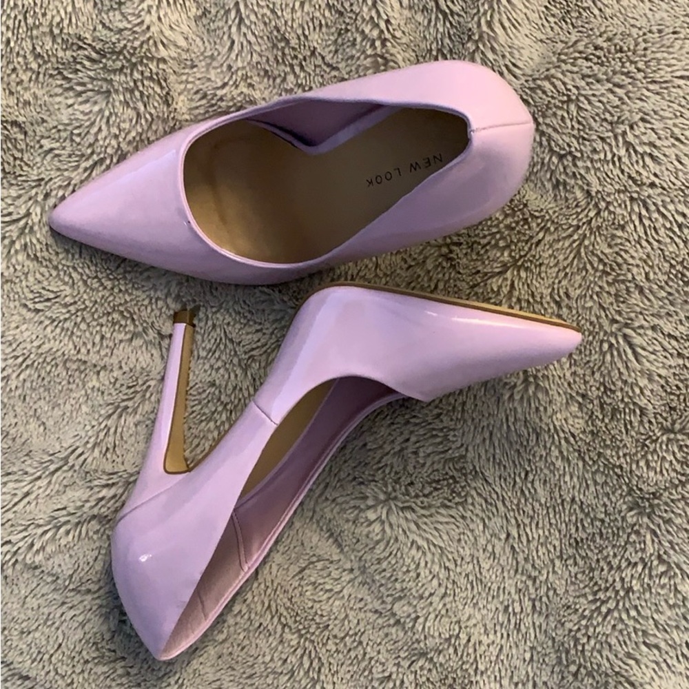 New Look Women's Pastel Purple Heels